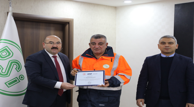 Şanlıurfa'daki personele Bakan Soylu'dan plaket