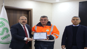 Şanlıurfa'daki personele Bakan Soylu'dan plaket