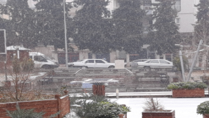 Urfa'da beklenen kar yağışı başladı