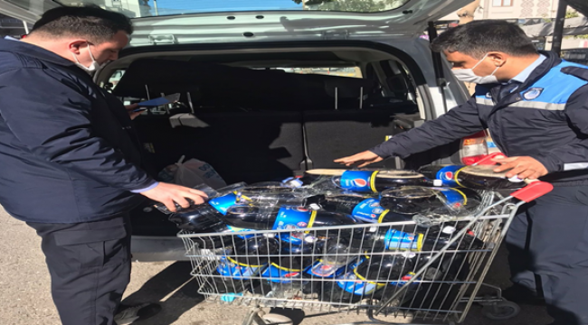 Urfa'da tarihi geçmiş promosyon ürünler imha edildi