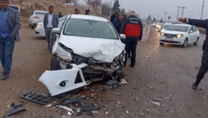 Urfa"da trafik kazası, 3 yaralı