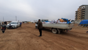 Urfa'da zor günler geçiren aileler  imdadına yetiştiler