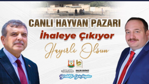 Başkan Ekinci Duyurdu: Hayvan Pazarı Projesi İhaleye Çıkıyor 