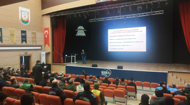 Büyükşehir'den Personellere Temel İş Sağlığı Ve Güvenliği Eğitimi