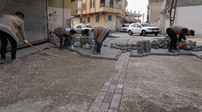 Haliliye Belediyesinden 3 Mahallede Üst Yapı Çalışması