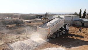 Haliliye'de 3 Kırsal Mahallede Hummalı Yol Çalışması 