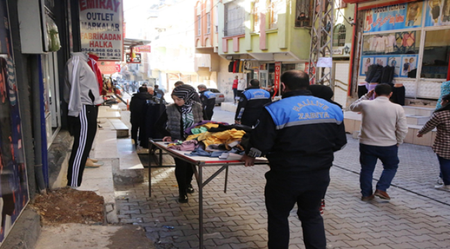 Haliliye'de kaldırım işgaline izin yok