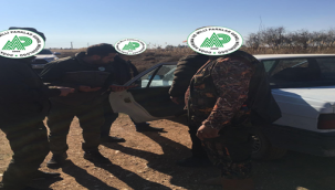 Şanlıurfa'da kaçak avlanan 4 kişi yakalandı