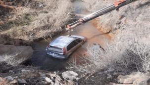 Şanlıurfa'da otomobil kanala uçtu