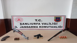 Şanlıurfa'da silah kaçakçılığı operasyonu, 1 tutuklama