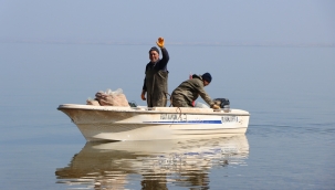 Urfa"da balık tutma yarışması