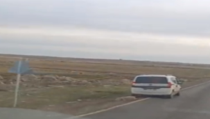 Urfa'da koyun araca bağlanıp sürükledi