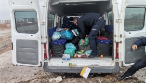 VİRANŞEHİR'DE TARİHİ GEÇMİŞ YÜZLERCE ÜRÜN İMHA EDİLDİ