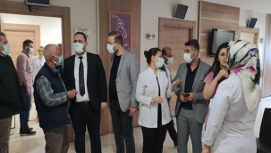 Başhekim Kaya'dan hastane içi denetim