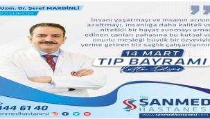 Başhekim Mardinli'den 14 Mart tıp bayramı mesajı