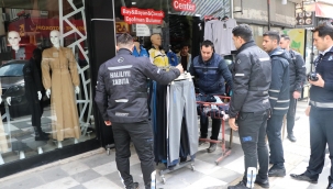 Haliliye'de Zabıtadan Kaldırım İşgali Denetimi