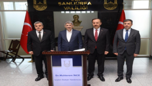 İçişleri Bakan Yardımcısı İnce Urfa'da