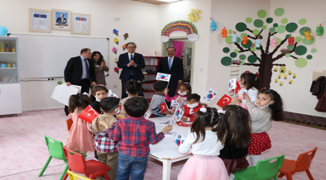 Kore Cumhuriyeti’nce Yaptırılan Sağlık Merkezi ve Okulun Açılışı Yapıldı