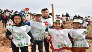 Orman gününde fidan diktiler