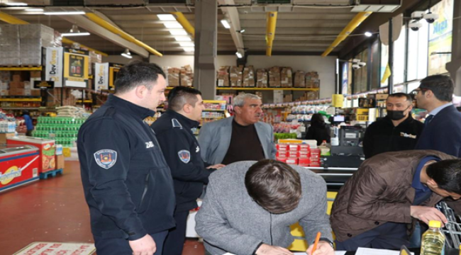 Şanlıurfa'da  marketlerde fahiş fiyat denetimleri