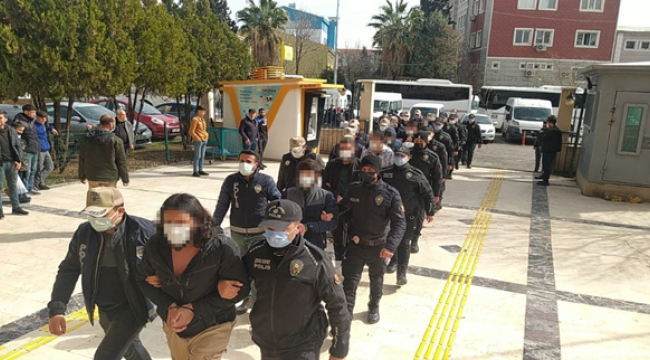 Şanlıurfa'da terör operasyonu : 5 tutuklama