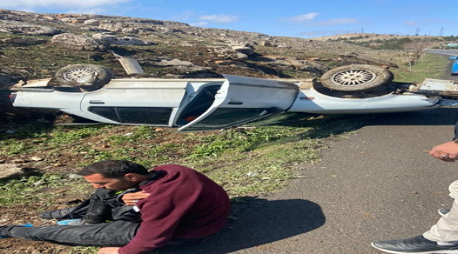 Suruç'ta trafik kazası, 2 yaralı