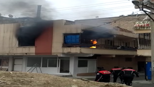 Urfa'da mesken evde yangın