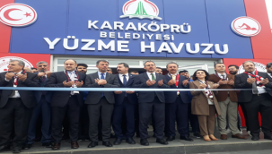 Bakan Kasapoğlu,  yüzme havuzun açılışını yaptı