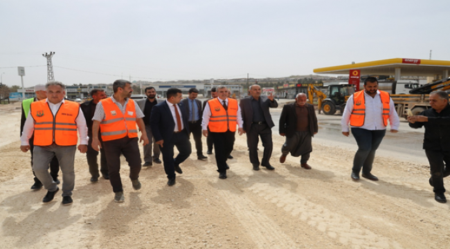 Başkan Beyazgül Evren Sanayi Sitesi Bağlantı Yolunu İnceledi