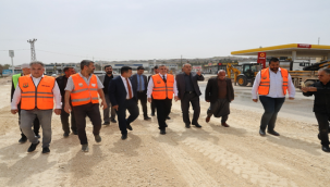 Başkan Beyazgül Evren Sanayi Sitesi Bağlantı Yolunu İnceledi