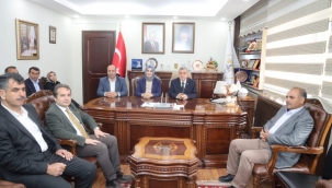 BAŞKAN BEYAZGÜL SİVEREK VE HİLVAN'DA TEMASLARDA BULUNDU 