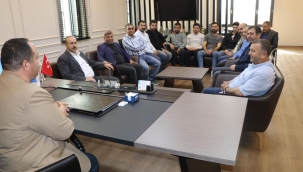 Başkan Ekinci'ye teşekkür ziyareti 