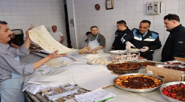 Büyükşehir Zabıtadan Ekmek Fırınlarında Denetim