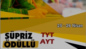 EYYÜBİYE BELEDİYESİNDEN BİNLERCE ÖĞRENCİYE ÖDÜLLÜ DENEME SINAVI 