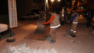 HALİLİYE'DE ÜSTYAPI ÇALIŞMALARI HUMMALI SÜRÜYOR