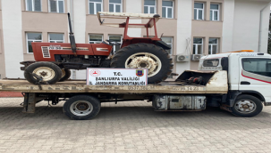 Şanlıurfa'da 26 yıllık çalıntı traktör bulundu