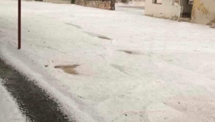 Şanlıurfa'da yağmur ve dolu etkili oldu