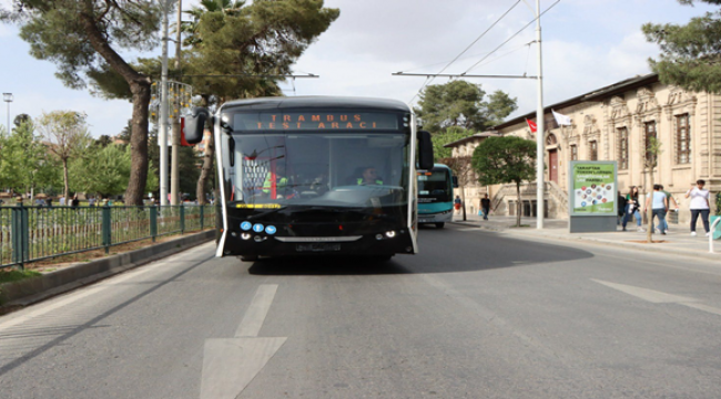 Trambüs yıllar sonra Şanlıurfa'da