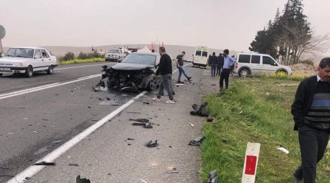 Urfa"da trafik kazası, 1 yaralı
