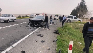 Urfa"da trafik kazası, 1 yaralı