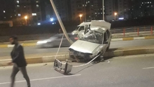 Urfa"da trafik kazası, 2 yaralı