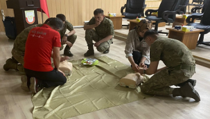 Askeri Personele İlk Yardım Bilinçlendirme Eğitimi Verildi