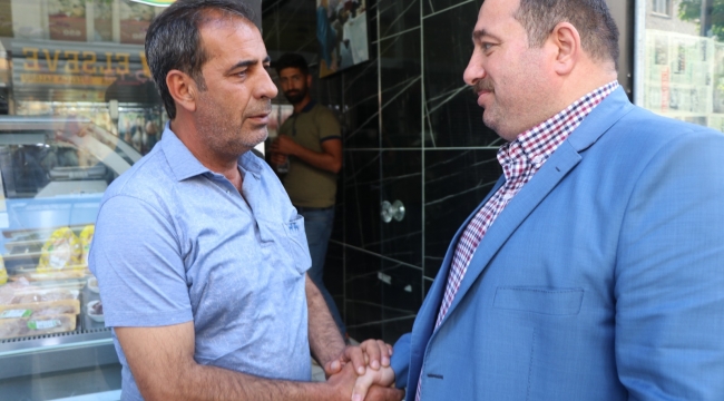 BAŞKAN EKİNCİ KALDIRIM YENİLEME ÇALIŞMALARINI İNCELEDİ