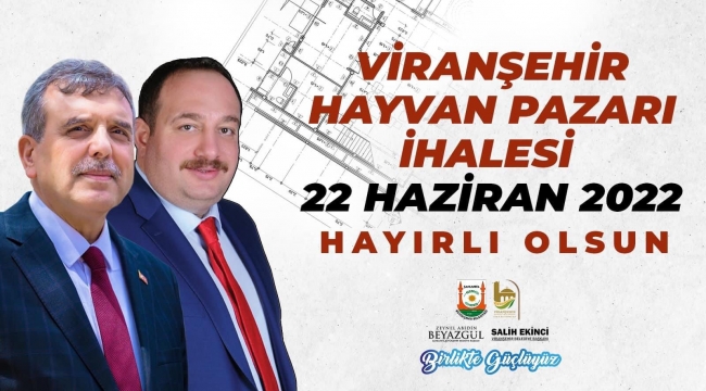 Başkan Ekinci, modern hayvan pazarı ilçeye kazandırıyoruz 