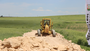 Büyükşehir'den Ceylanpınar'da Yeni Yol Çalışması