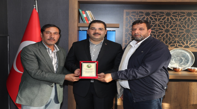 Dernek Başkanından Başkan Canpolat'a Teşekkür Ziyareti