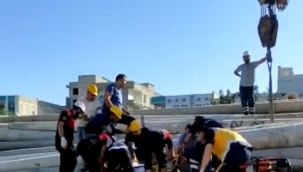 Eyyubiye'de iş kazası, 2 yaralı 