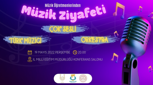 Haliliye'de "müzik öğretmenlerinden müzik ziyafeti" etkinliği