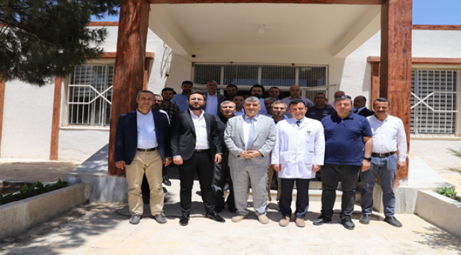 İl sağlık müdürü Barış pınarı bölgesinde 