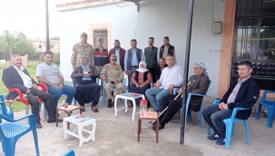 İlçe Jandarma Komutanı Deniz'den Şehit Ailesine Ziyaret!